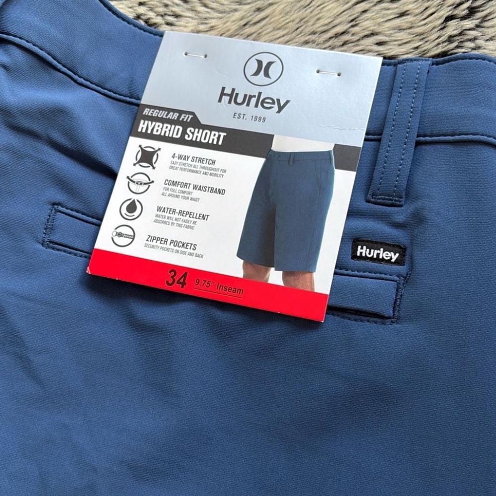 Hurley Navy Hybrid Shorts